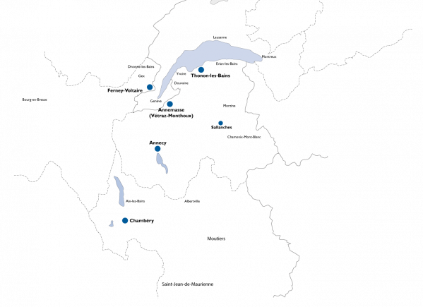 6 agences Artis en Pays de Savoie et Pays de Gex