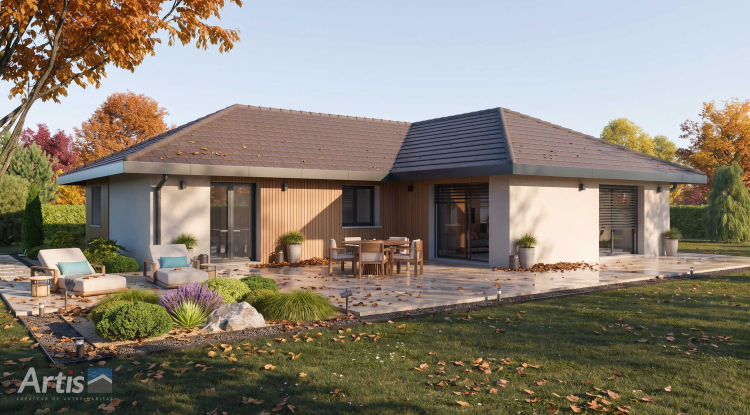 modèle zen maison contemporaine artis