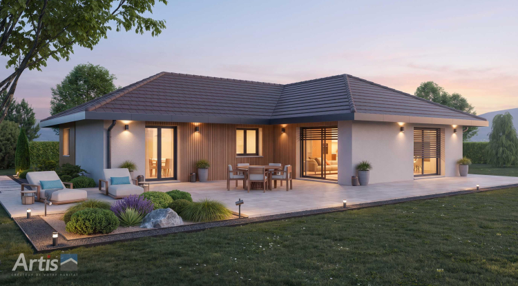 modèle zen maison contemporaine artis