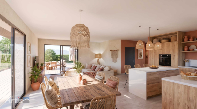 modèle zen maison contemporaine artis