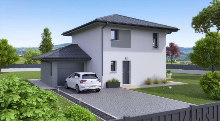 Projet maison avec sous sol complet + terrain à Bonne 82m² - 445600€ - 1