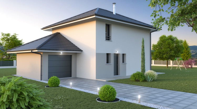 Projet pour 2 maisons jumelées idéal investisseur + terrain à Cranves-Sales 111m² - 728400€ - 1