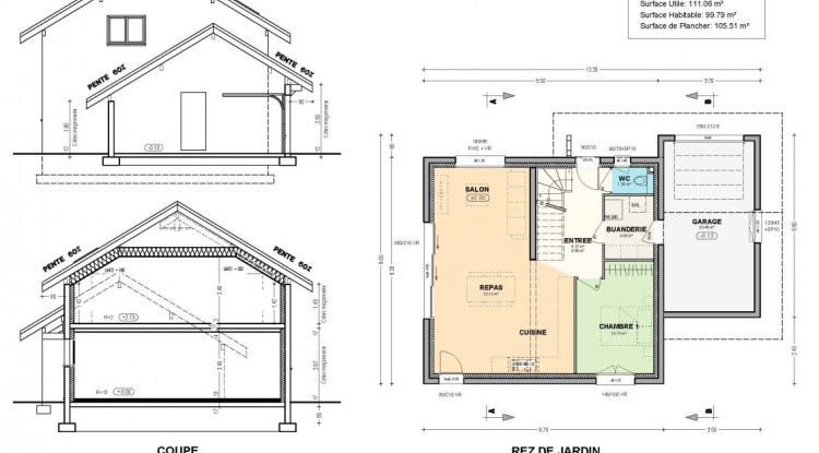 Votre projet maison + terrain à Cranves Sales 100m² - 506000€ - 2