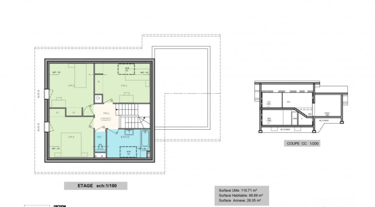 Votre projet maison + terrain au centre de Viuz en Sallaz 98m² - 575800€ - 1