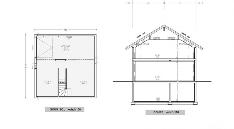 Votre maison à Vaulx 110m² - 490000€ - 1
