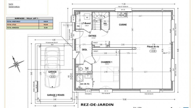 Maison 162 m²à THOIRY en construction ! 162m² - 770000€ - 4