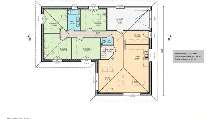 Votre projet maison Eglise du Vieux Seynod 112m² - 675000€ - 2