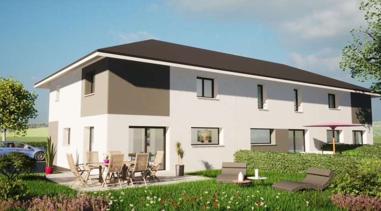 À Francin – Porte-de-Savoie : votre maison neuve avec jardin prête à décorer ! 100m² - 407000€ 