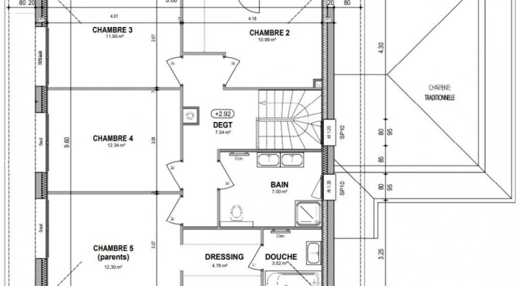 SERGY - Maison neuve ARTIS 145m² + Terrain 700 m² 145m² - 730000€ - 5