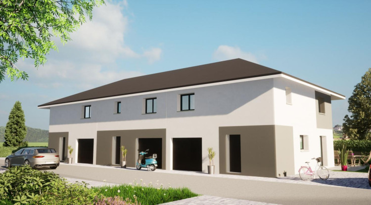 À Francin – Porte-de-Savoie : votre maison neuve avec jardin prête à décorer ! 100m² - 407000€ 