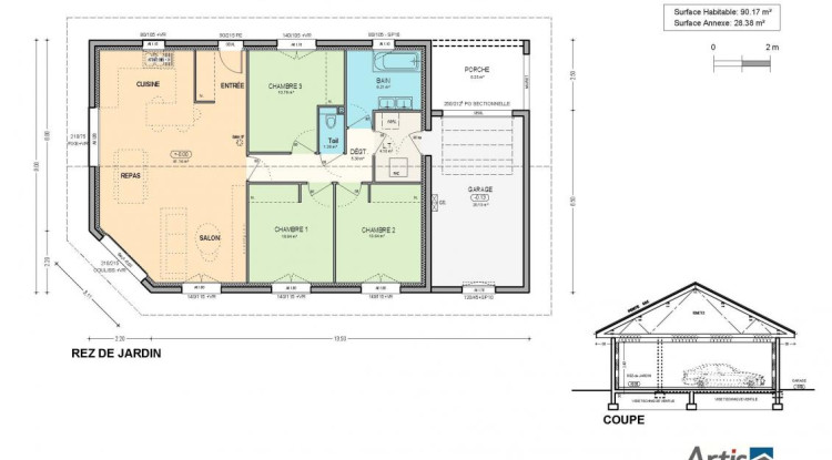 Votre projet Seynod St Martin Plain Pied 90m² - 645320€ - 1