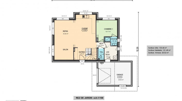 Construire sa maison proche de Genève 129m² - 654650€ - 1
