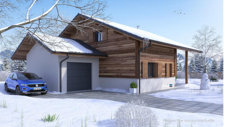 Votre chalet près d'une Station dynamique été comme hiver . Un emplacement idéal ! 134m² - 654000€ 