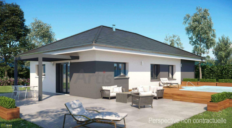 Votre plain pied 4 pans à Monthion 80m² - 388405€ - 1