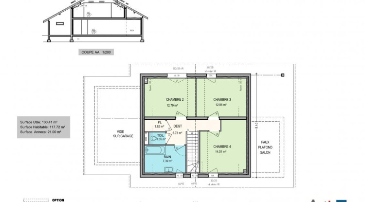 Votre maison neuve ARTIS à PERS JUSSY 130m² - 606000€ - 4