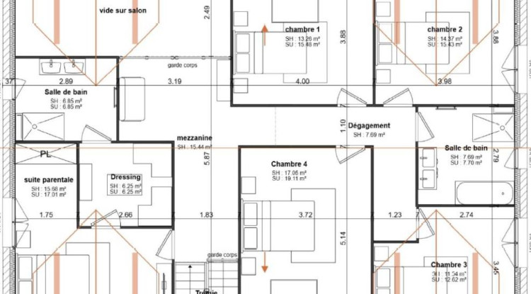 Superbe maison sur un terrain viabilisé 220m² - 854434€ - 4