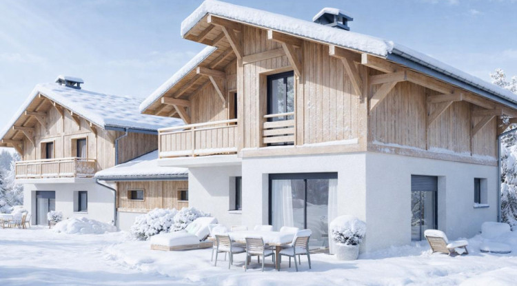 Votre chalet à 3 mn en voiture d'une authentique station village au coeur des Alpes ! 101m² - 750000€ - 1