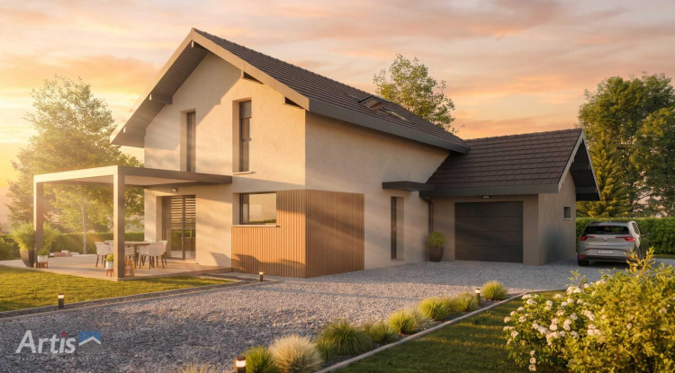Votre maison neuve 130m² à Poisy proche Annecy 130m² - 747634€ - 1