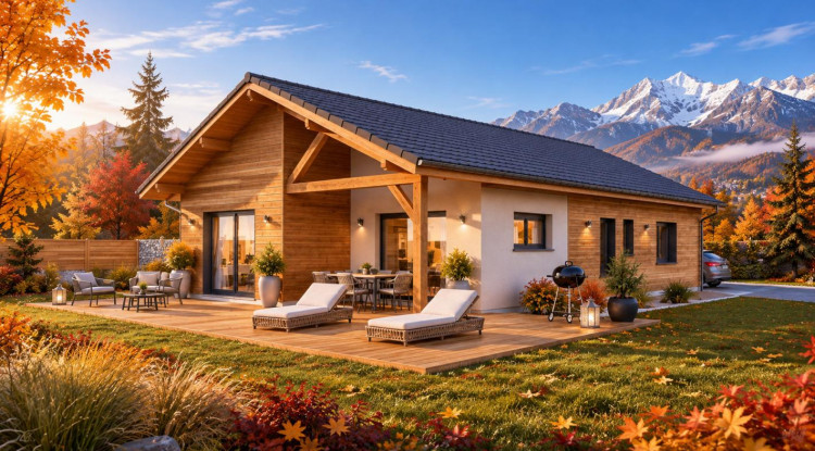 Au cœur de Sallanches, construisez votre maison avec vue Mont-Blanc ! 100m² - 641000€ - 1