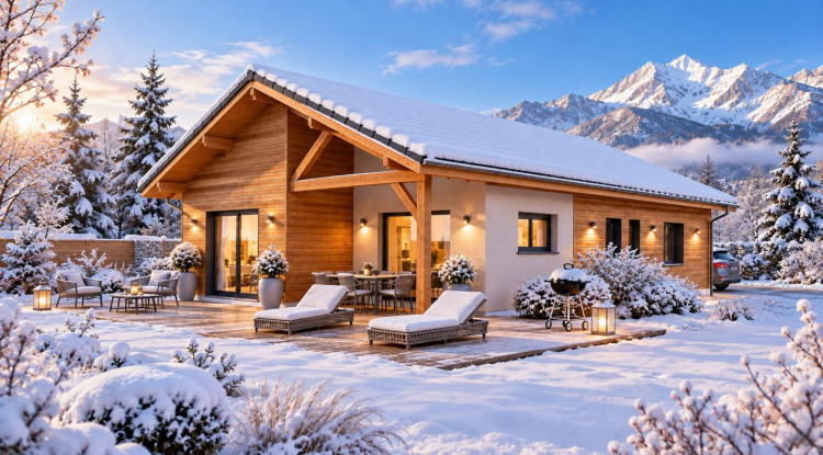 Au cœur de Sallanches, construisez votre maison avec vue Mont-Blanc ! 100m² - 641000€ - 1