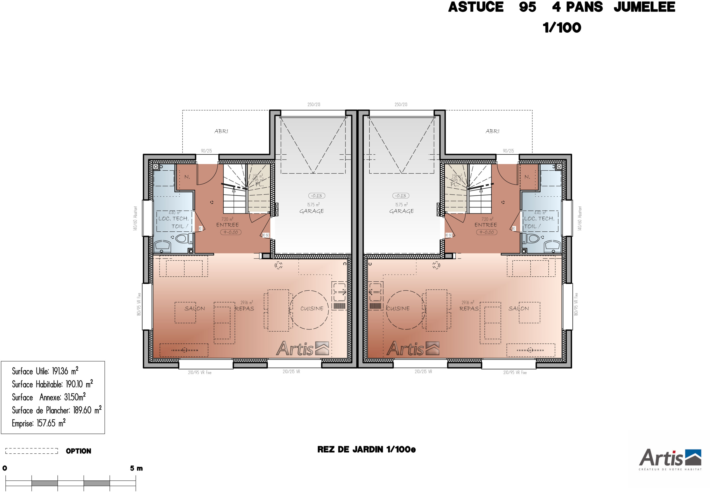 Plan Maison Mitoyenne Par Garage Ventana Blog