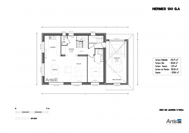 modèle hermès 130 artis plan intérieur