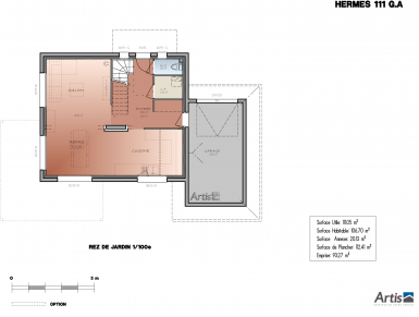 modèle hermès 111 artis plan intérieur