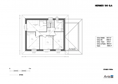 modèle hermès 130 artis plan intérieur