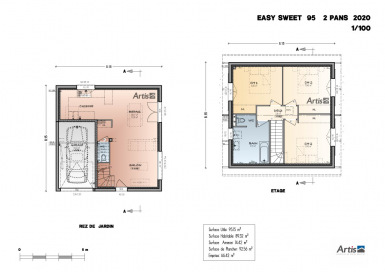 modèle easy sweet artis plan intérieur