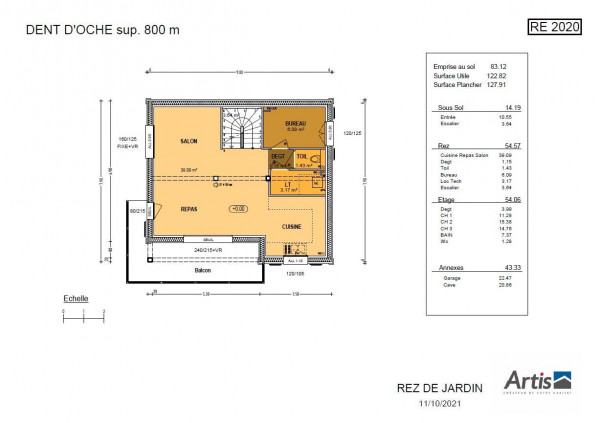 Plan modèle Dent d'Oche