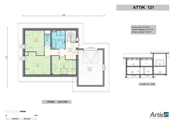 plan maison attik