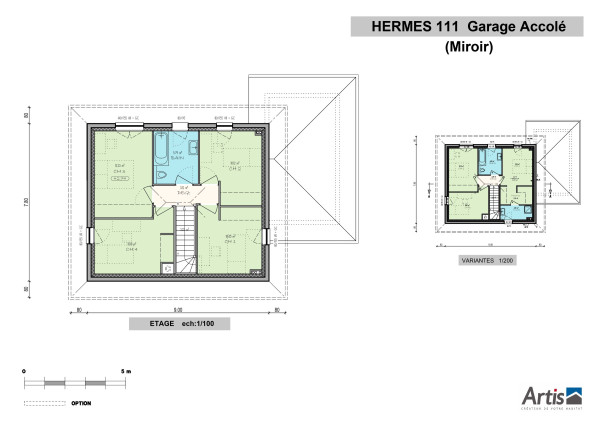 modèle hermès 111 artis plan intérieur