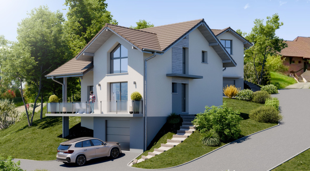 Charvonnex vue extérieure 1 maison