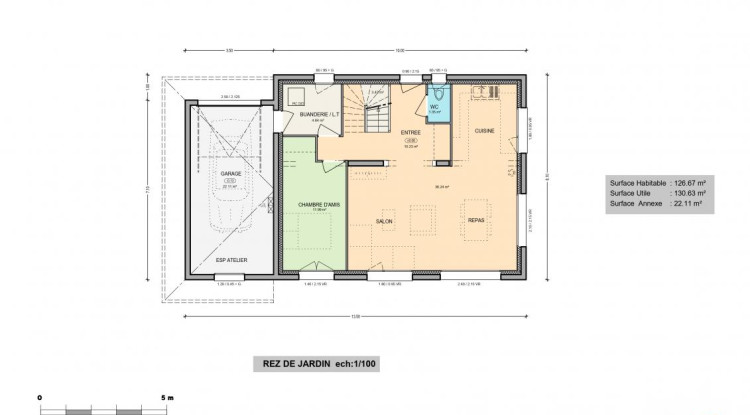 Saint-Germain-sur-Rhône - Votre maison neuve ARTIS dans un environnement calme 130m² - 474650€ - 3