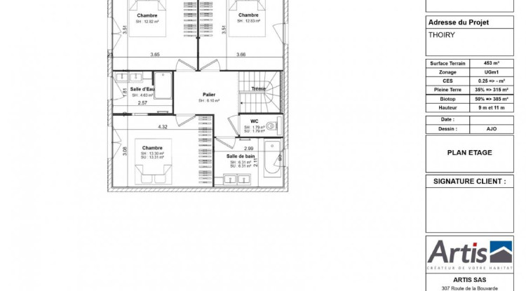 THOIRY - Maison neuve ARTIS 115m² + Garage + Terrain 453 m² 116m² - 621000€ - 8
