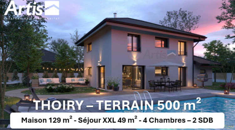 THOIRY ''Haut'' - Maison ARTIS 129 m² + Terrain 500 m² 129m² - 690000€ - 2
