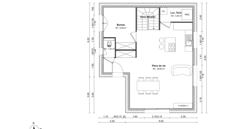 Votre maison neuve Artis sur la prisée commune de Cranves Sales !! 103m² - 496700€ - 1