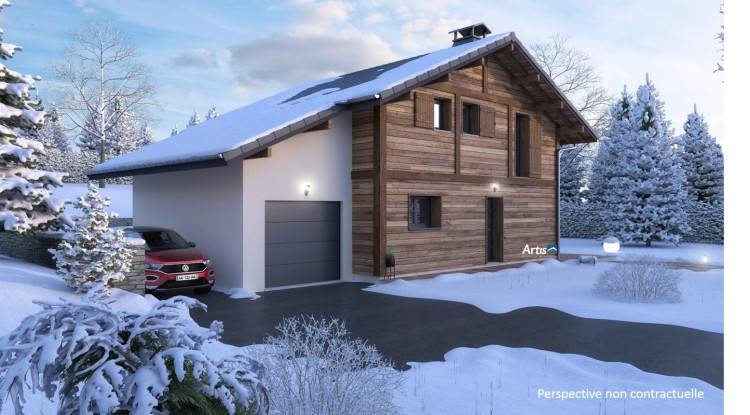 Projet de chalet sur le Coteau de Sallanches 125m² - 632000€ 