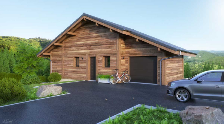 Petit Hameau de Montagne à Sallanches-Panoramique sur les Aravis 108m² - 640000€ - 1