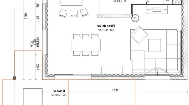 Superbe terrain au Bosson avec joli vue 130m² - 739478€ - 3