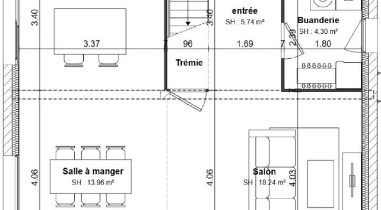 Superbe terrain sur les Prévières 110m² - 456000€ - 4
