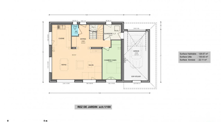Votre maison neuve ARTIS à ST PIERRE 130m² - 581000€ - 2