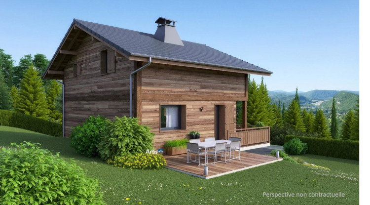 Votre futur chalet au cœur d’un environnement montagnard 122m² - 632500€ 