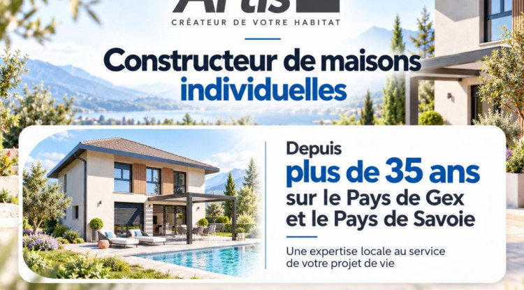 ST GENIS POUILLY - Terrain 706 m² + Maison ARTIS 145m² avec Garage 145m² - 830000€ - 5