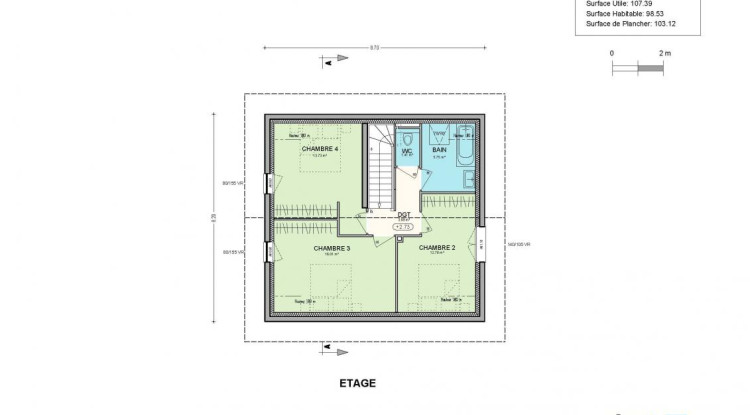 Projet de construction sur sous-sol à Marlioz 110m² - 542980€ - 4