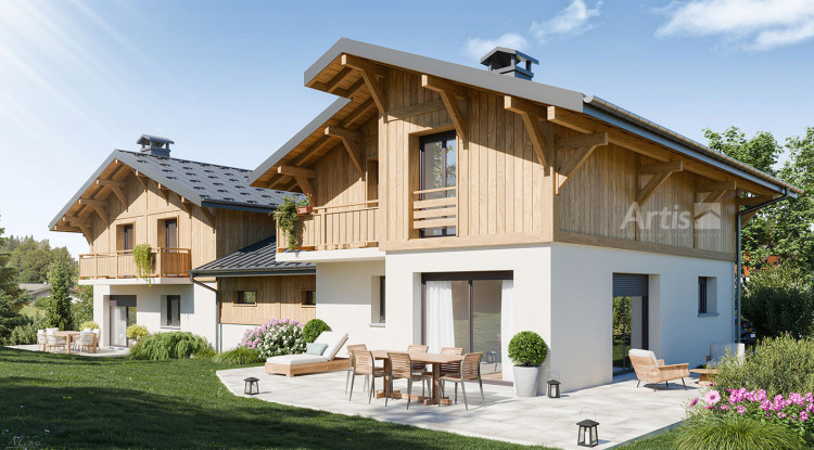 Votre chalet à 3 mn en voiture d'une authentique station village au coeur des Alpes ! 101m² - 750000€ - 1
