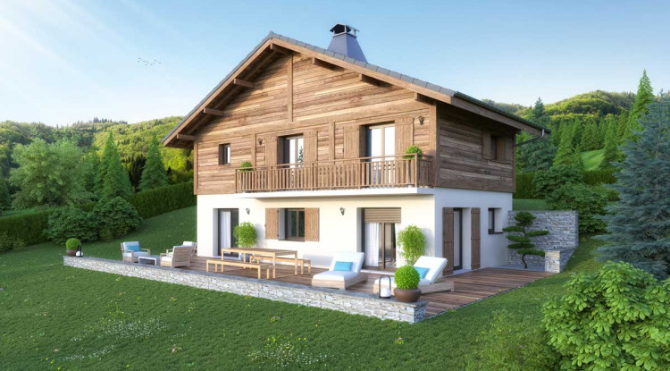 Votre Chalet ARTIS à Glières Val de Borne (Petit Bornand) 108m² - 636000€ - 1