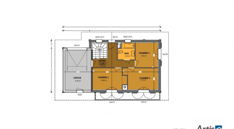 Votre Chalet ARTIS à Glières Val de Borne (Petit Bornand) 108m² - 636000€ - 3