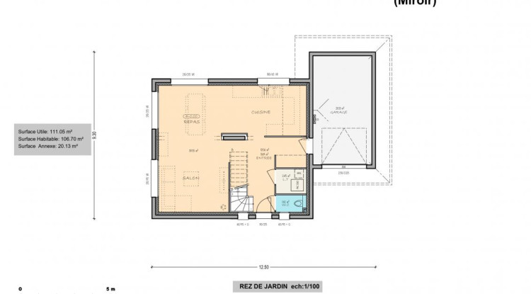 Groisy - Maison 111m² à construire avec vue montagne 111m² - 629000€ - 4