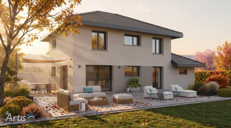 Construire sa maison de 130m² avec garage accolé entre lacs et montagnes 126m² - 649000€ - 1